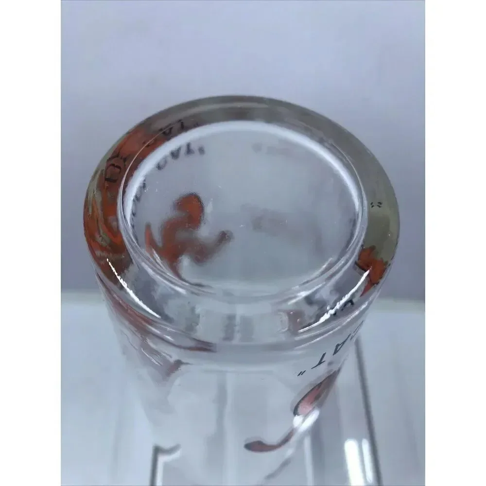1973 Pepsi Collector Series Cool Cat Glass Warner Bros Looney Tunes Vintage.Read